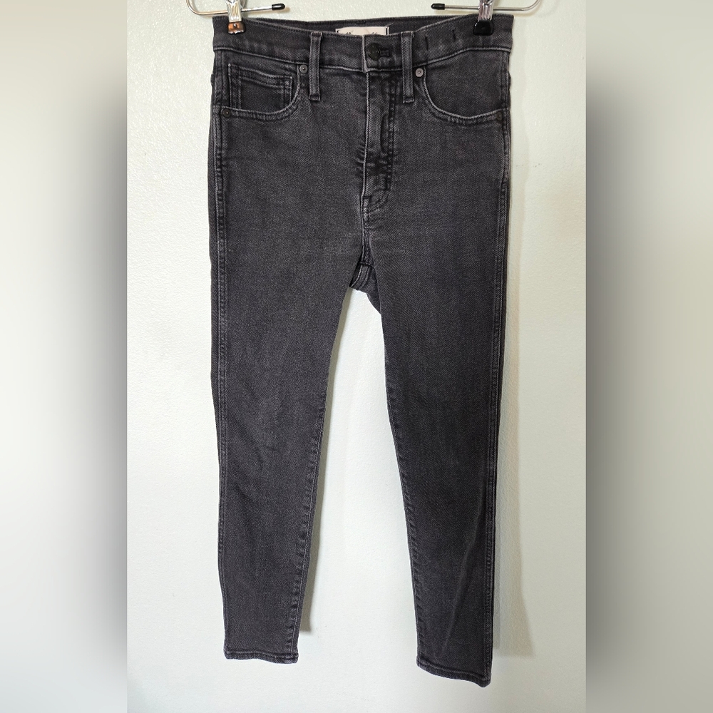 Madewell | Black High Rise Skinny Jeans Size 27 Petite